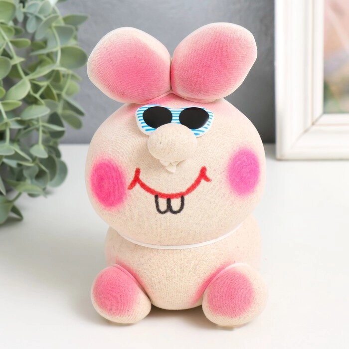 Растущая травка Экоживчик "Кролик розовый" от компании Интернет-гипермаркет «MOLL» - фото 1