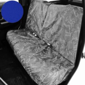 Раздельный чехол на заднее сиденье Tplus для УАЗ ПАТРИОТ, 4шт., синий (T014366)