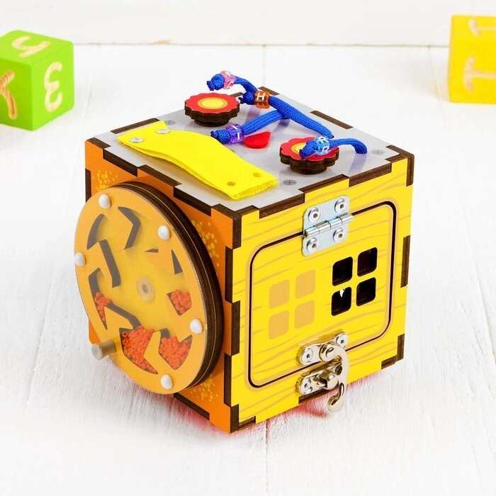 Развивающая игра "Бизи-кубик" от компании Интернет-гипермаркет «MOLL» - фото 1