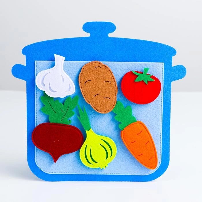 Развивающая игра "Кастрюля с овощами" от компании Интернет-гипермаркет «MOLL» - фото 1
