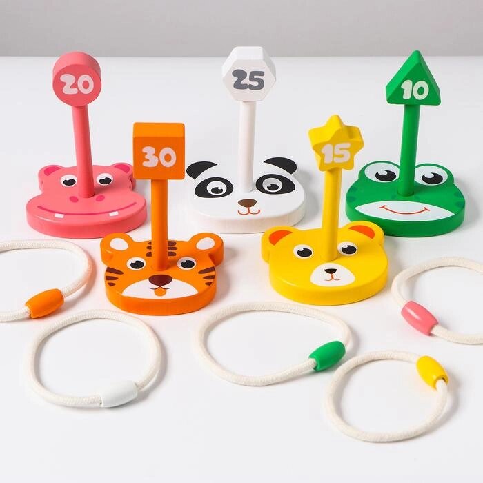 Развивающая игрушка "Кольцеброс" 27,5х15,5х8,5 см от компании Интернет-гипермаркет «MOLL» - фото 1