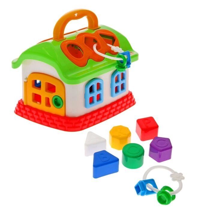 Развивающая игрушка "Сказочный домик" с сортером от компании Интернет-гипермаркет «MOLL» - фото 1