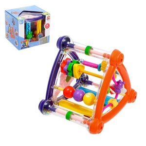 Развивающая игрушка "Забавный куб", цвета МИКС