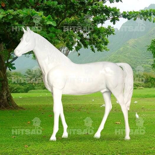 Рекламная фигура Конь белый от компании Интернет-гипермаркет «MOLL» - фото 1