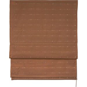 Римская штора "Терра", размер 160х160 см, цвет коричневый