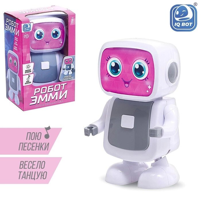 Робот-игрушка музыкальный "Эмми", танцует, звук, свет от компании Интернет-гипермаркет «MOLL» - фото 1