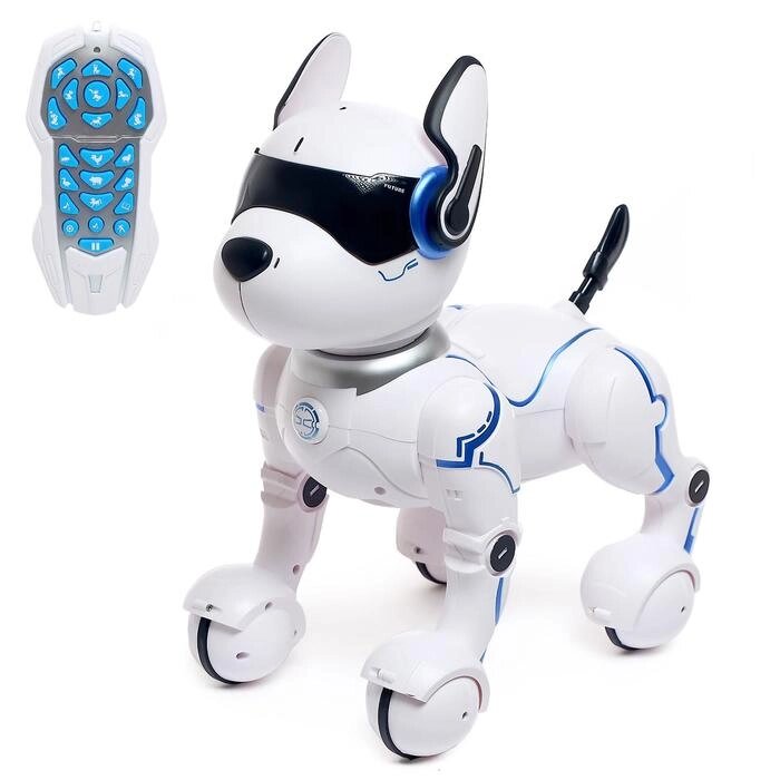 Робот - собака, радиоуправляемый "Фьючер", русское озвучивание, работает от аккумулятора от компании Интернет-гипермаркет «MOLL» - фото 1