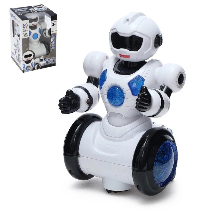 Робот "Танцор", световые и звуковые эффекты, работает от батареек от компании Интернет-гипермаркет «MOLL» - фото 1