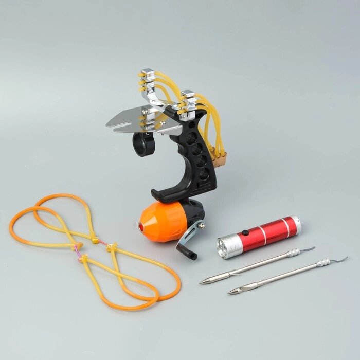 Рогатка рыболовная, 2 жгута, 2 стрелы, с лазерным целеуказателем от компании Интернет-гипермаркет «MOLL» - фото 1