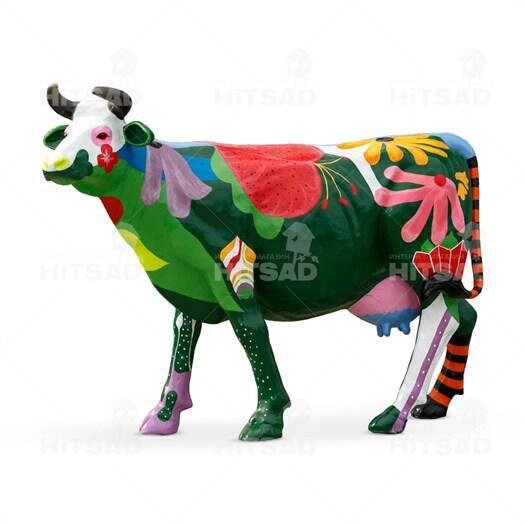 Ростовая фигура Цветочной коровы от компании Интернет-гипермаркет «MOLL» - фото 1