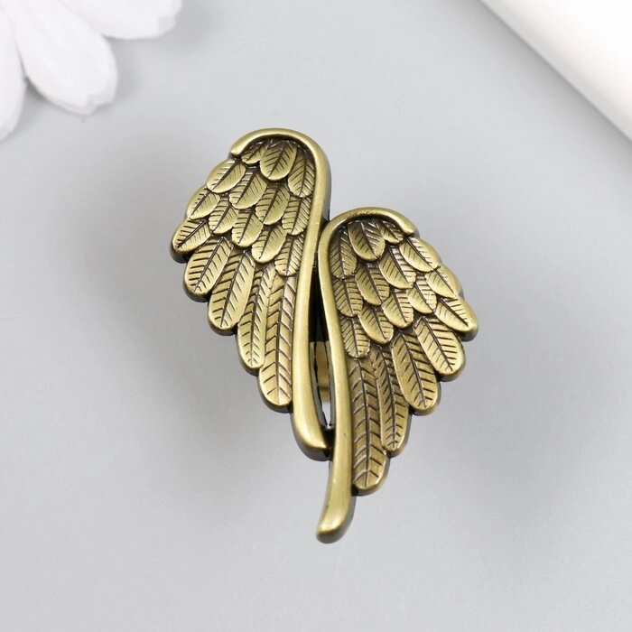 Ручка для шкатулки металл "Крылья ангела" бронза от компании Интернет-гипермаркет «MOLL» - фото 1