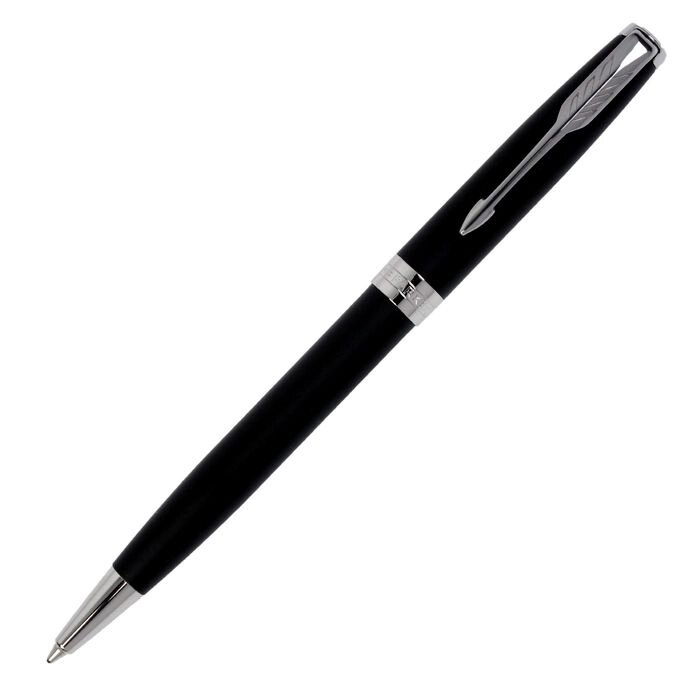 Ручка шариковая Parker Sonnet Core Matte Black CT M, корпус чёрный матовый/ хром, чёрные чернила (1931524) от компании Интернет-гипермаркет «MOLL» - фото 1