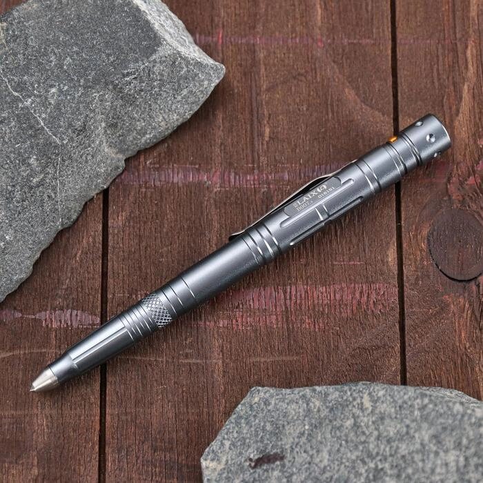 Ручка-стеклобой с фонариком и ножом. микс от компании Интернет-гипермаркет «MOLL» - фото 1