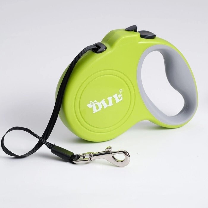 Рулетка DIIL с прорезиненной ручкой, 4 м, до 20 кг, лента, зелёная от компании Интернет-гипермаркет «MOLL» - фото 1