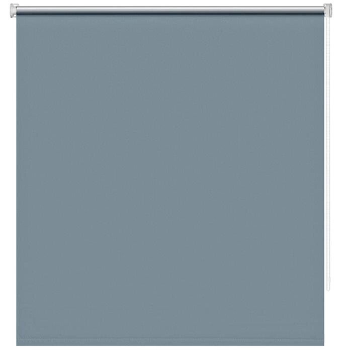 Рулонная штора блэкаут "Плайн", 100х160 см, цвет синяя сталь от компании Интернет-гипермаркет «MOLL» - фото 1