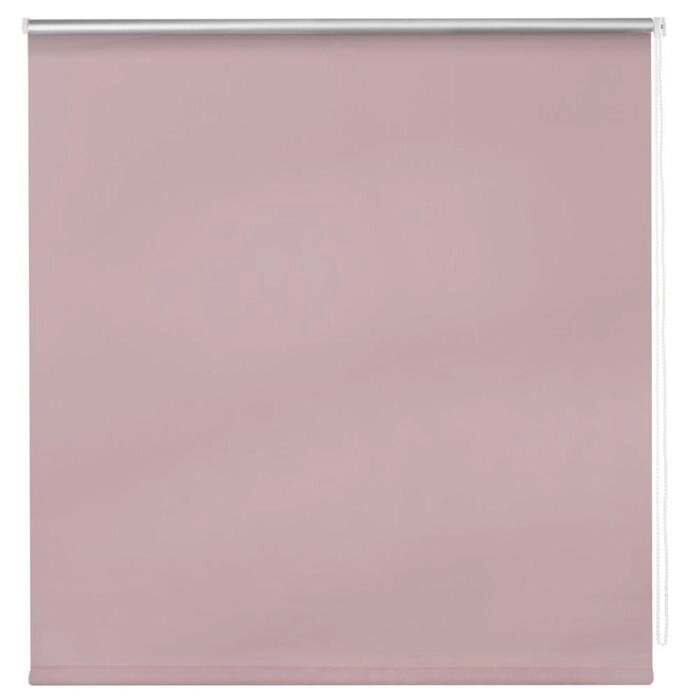 Рулонная штора блэкаут "Пыльная роза", 100х160 см, цвет розовый от компании Интернет-гипермаркет «MOLL» - фото 1