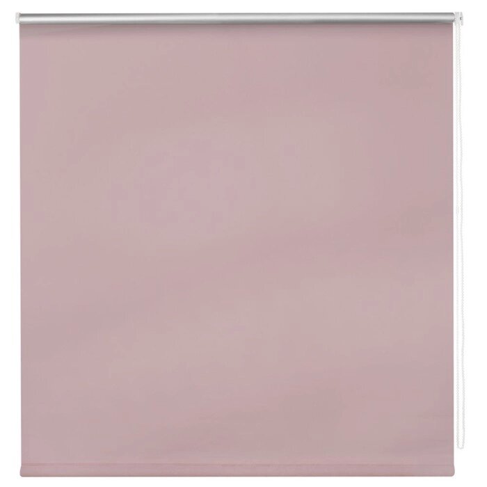 Рулонная штора блэкаут "Пыльная роза", 120х160 см, цвет розовый от компании Интернет-гипермаркет «MOLL» - фото 1