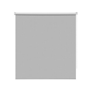 Рулонная штора блэкаут "Шалюр", 100х160 см, цвет серебристый