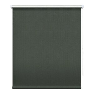 Рулонная штора блэкаут "Сильвер", 120 х 175 см, цвет графит