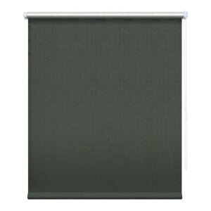 Рулонная штора блэкаут "Сильвер", 78 х 175 см, цвет графит