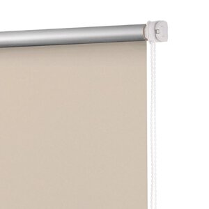 Рулонная штора блэкаут "Слоновая кость", 70x160 см, цвет бежевый