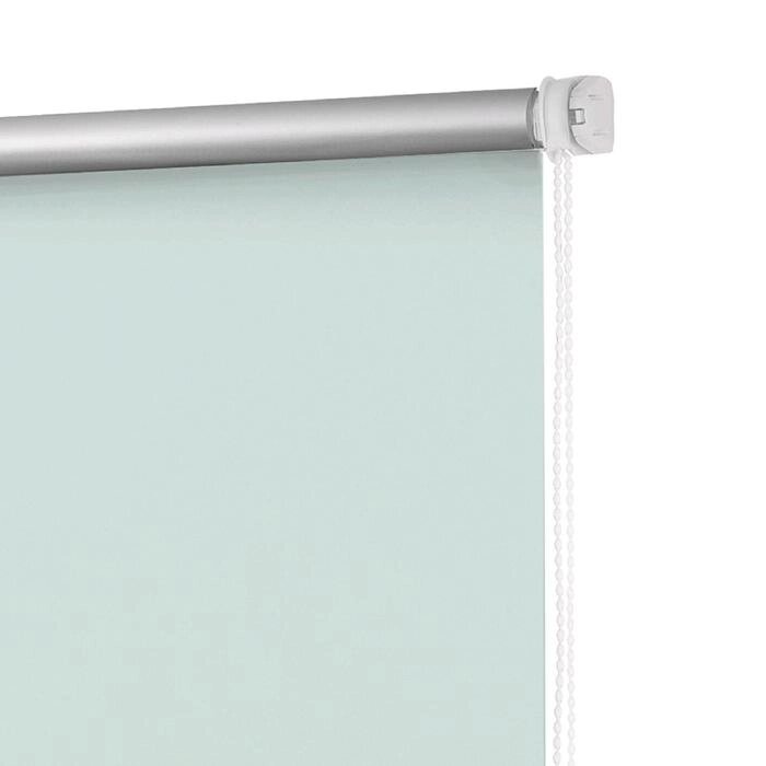 Рулонная штора блэкаут "Свежая мята", 140х175 см, цвет зеленый от компании Интернет-гипермаркет «MOLL» - фото 1