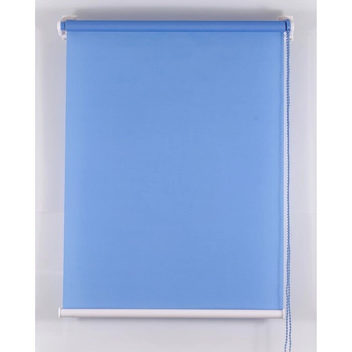 Рулонная штора "Комфортиссимо", 100х160 см, цвет синий от компании Интернет-гипермаркет «MOLL» - фото 1