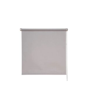 Рулонная штора "Комфортиссимо", 120х160 см, цвет стальной, фурнитура белая
