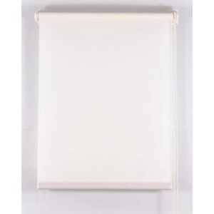 Рулонная штора "Комфортиссимо", 180х160 см, цвет бежевый, фурнитура белая