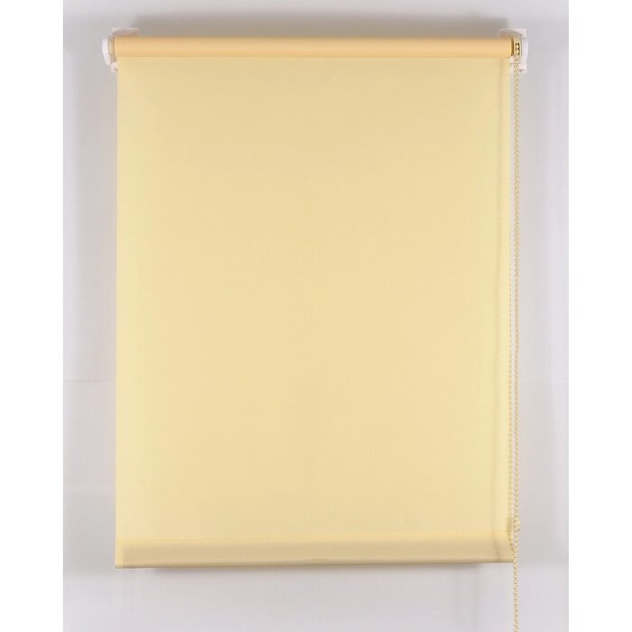 Рулонная штора "Комфортиссимо", размер 100х160 см, цвет жёлтый от компании Интернет-гипермаркет «MOLL» - фото 1