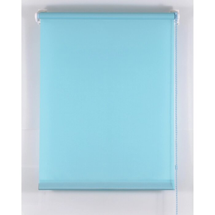 Рулонная штора "Комфортиссимо", размер 180х160 см, цвет голубой от компании Интернет-гипермаркет «MOLL» - фото 1