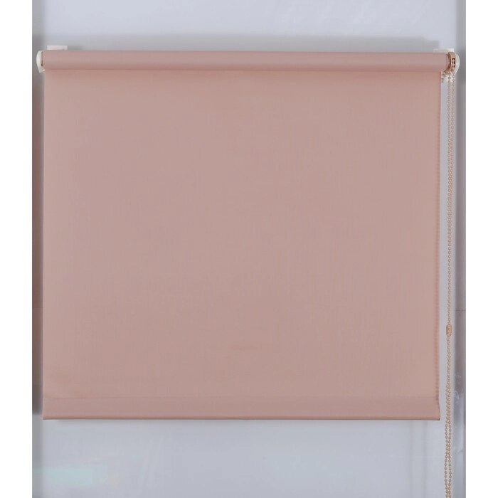 Рулонная штора Магеллан (шторы и фурнитура) "Простая MJ", размер 110160 см, цвет какао от компании Интернет-гипермаркет «MOLL» - фото 1
