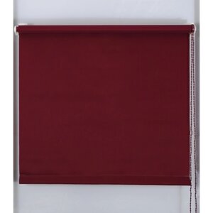 Рулонная штора Магеллан (шторы и фурнитура) Простая MJ", размер 65160 см, цвет бордовый
