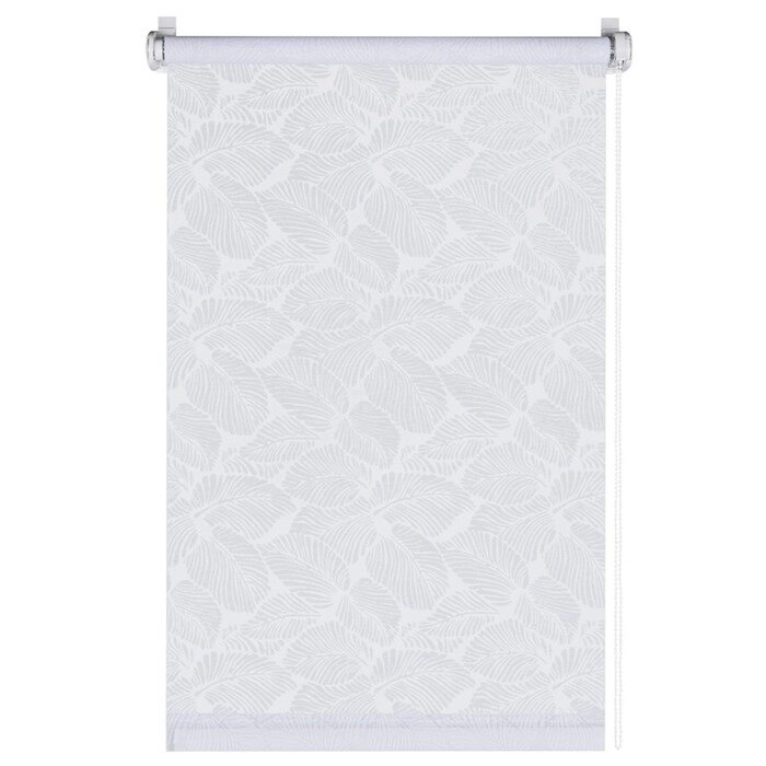Рулонная штора "Палермо", 100х230 см, цвет белый от компании Интернет-гипермаркет «MOLL» - фото 1