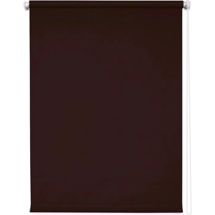Рулонная штора "Плайн", 200 х 175 см, цвет тёмно-коричневый ##от компании## Интернет-гипермаркет «MOLL» - ##фото## 1