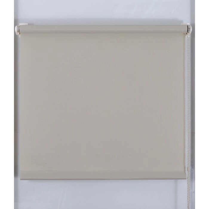 Рулонная штора "Простая MJ", размер 100х160 см, цвет серый от компании Интернет-гипермаркет «MOLL» - фото 1