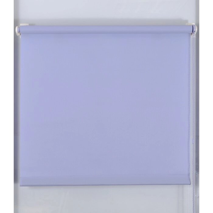 Рулонная штора "Простая MJ", размер 110х160 см, цвет серо-голубой от компании Интернет-гипермаркет «MOLL» - фото 1