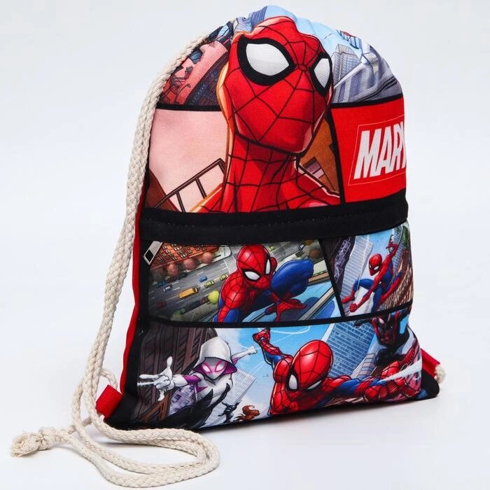 Рюкзак детский "MARVEL", Человек-паук от компании Интернет-гипермаркет «MOLL» - фото 1