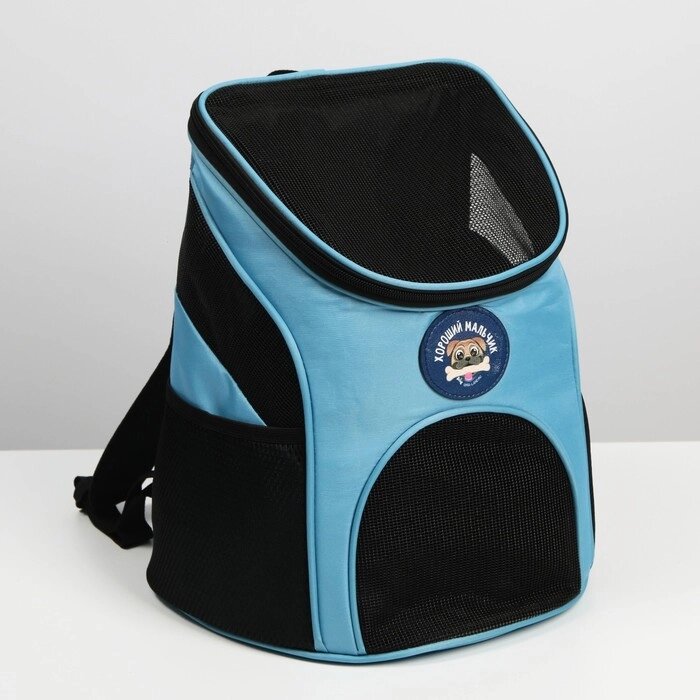 Рюкзак для переноски животных "Хороший мальчик" 31х23х30 см от компании Интернет-гипермаркет «MOLL» - фото 1