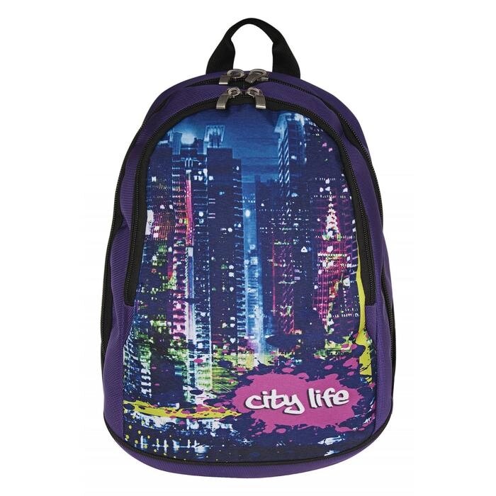 Рюкзак, фиолетовый, 340x400x120 от компании Интернет-гипермаркет «MOLL» - фото 1
