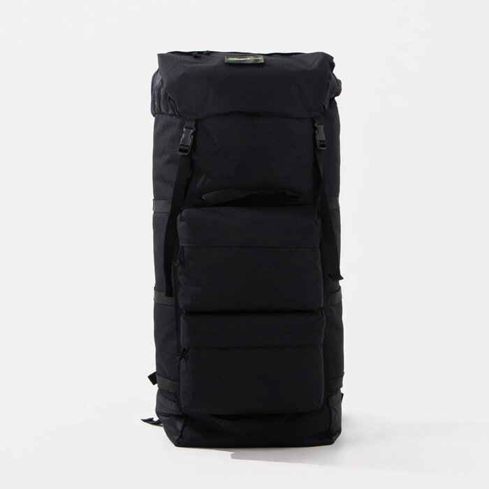 Рюкзак "Пикбастон", 100 л, отд на стяжке, 4 н/кармана, черный от компании Интернет-гипермаркет «MOLL» - фото 1