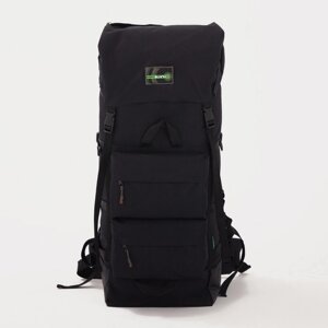 Рюкзак "Пикбастон", 80 л, отд на стяжке, 4 н/кармана, черный