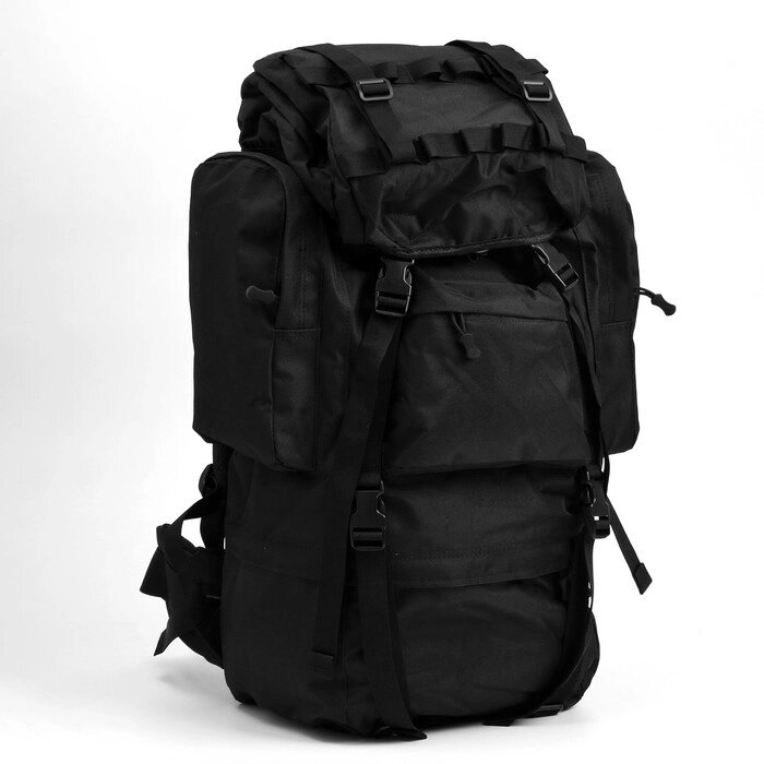 Рюкзак походный, 80л, черный от компании Интернет-гипермаркет «MOLL» - фото 1