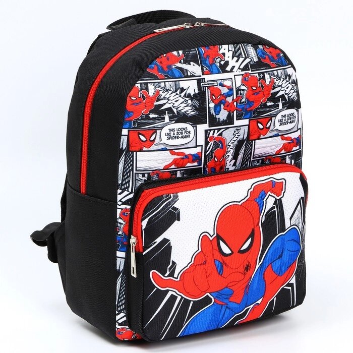 Рюкзак с карманом "SPIDER MAN", Человек-паук от компании Интернет-гипермаркет «MOLL» - фото 1