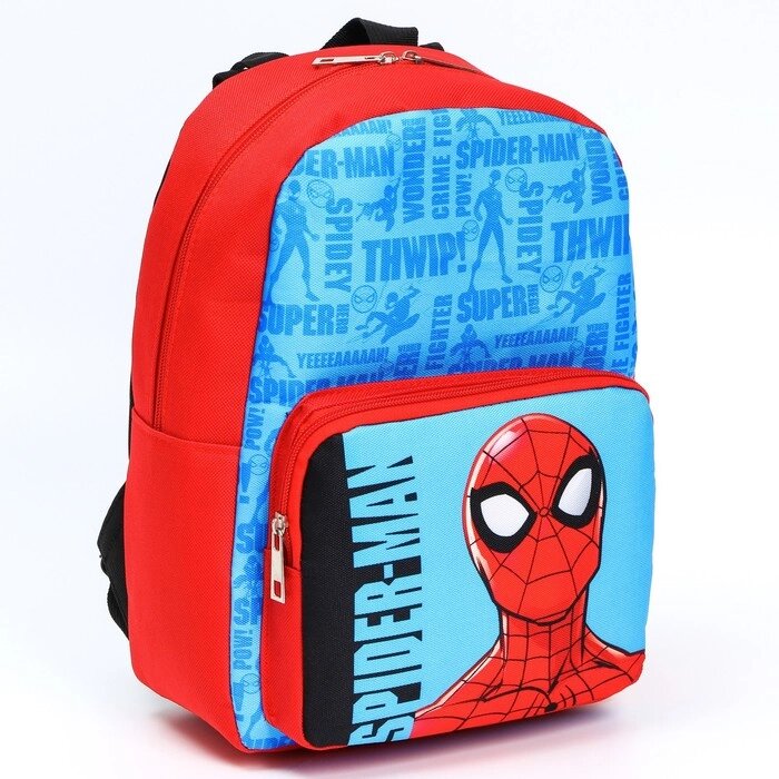 Рюкзак с карманом "SUPER HERO", Человек-паук от компании Интернет-гипермаркет «MOLL» - фото 1