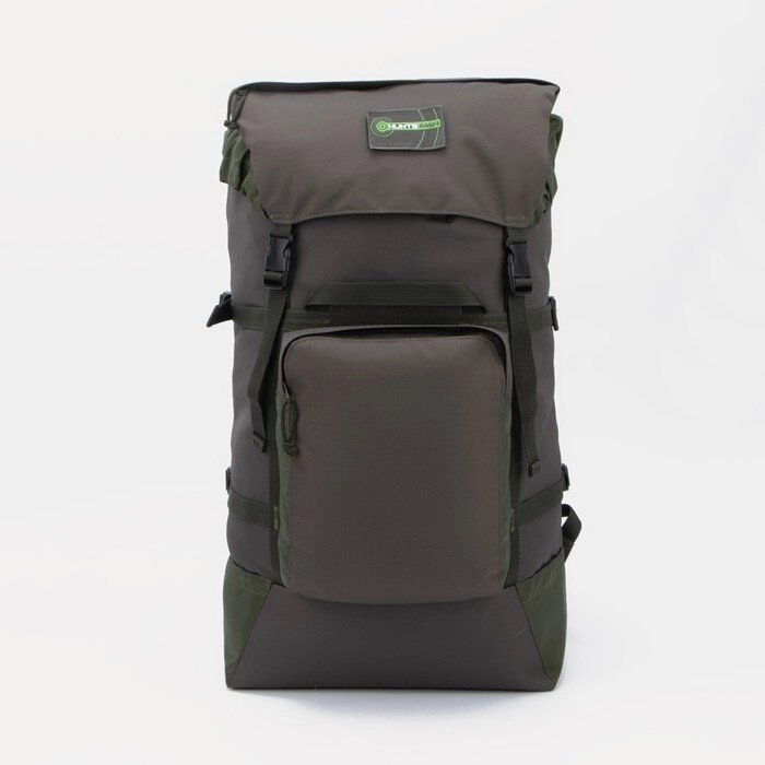 Рюкзак туристический, 70 л, отдел на молнии, 3 наружных кармана, цвет хаки от компании Интернет-гипермаркет «MOLL» - фото 1