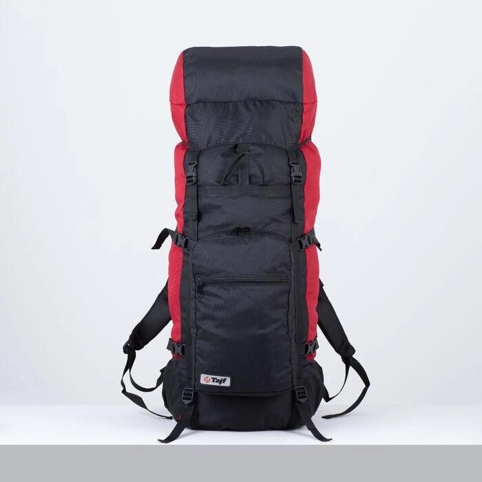 Рюкзак туристический, 90 л, отдел на шнурке, наружный карман, 2 боковые сетки, цвет чёрный от компании Интернет-гипермаркет «MOLL» - фото 1