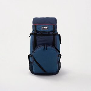 Рюкзак туристический Лайт, 43*32*85 отд на молнии, 100 л, синий/синий