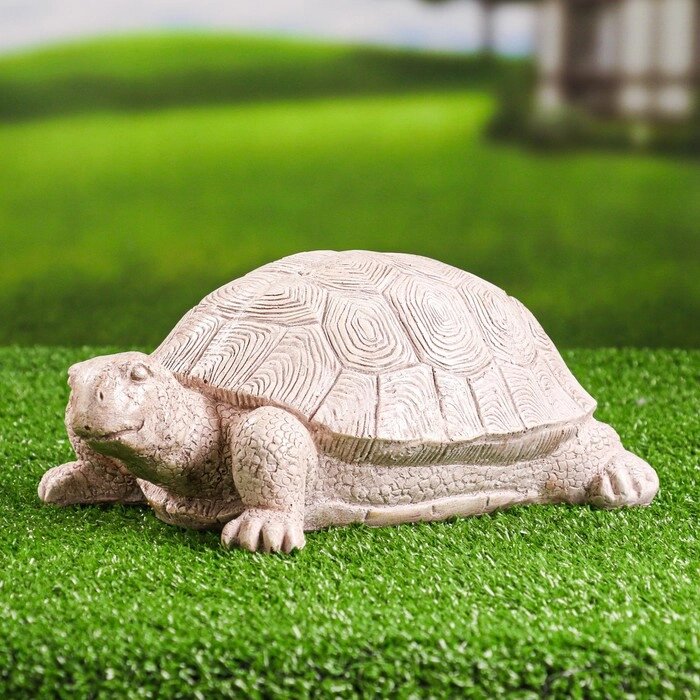 Садовая фигура "Черепаха большая" слоновая кость, 28х16х10см от компании Интернет-гипермаркет «MOLL» - фото 1