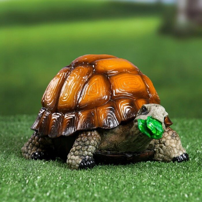 Садовая фигура "Черепаха" средняя, 22х15,5х13см от компании Интернет-гипермаркет «MOLL» - фото 1